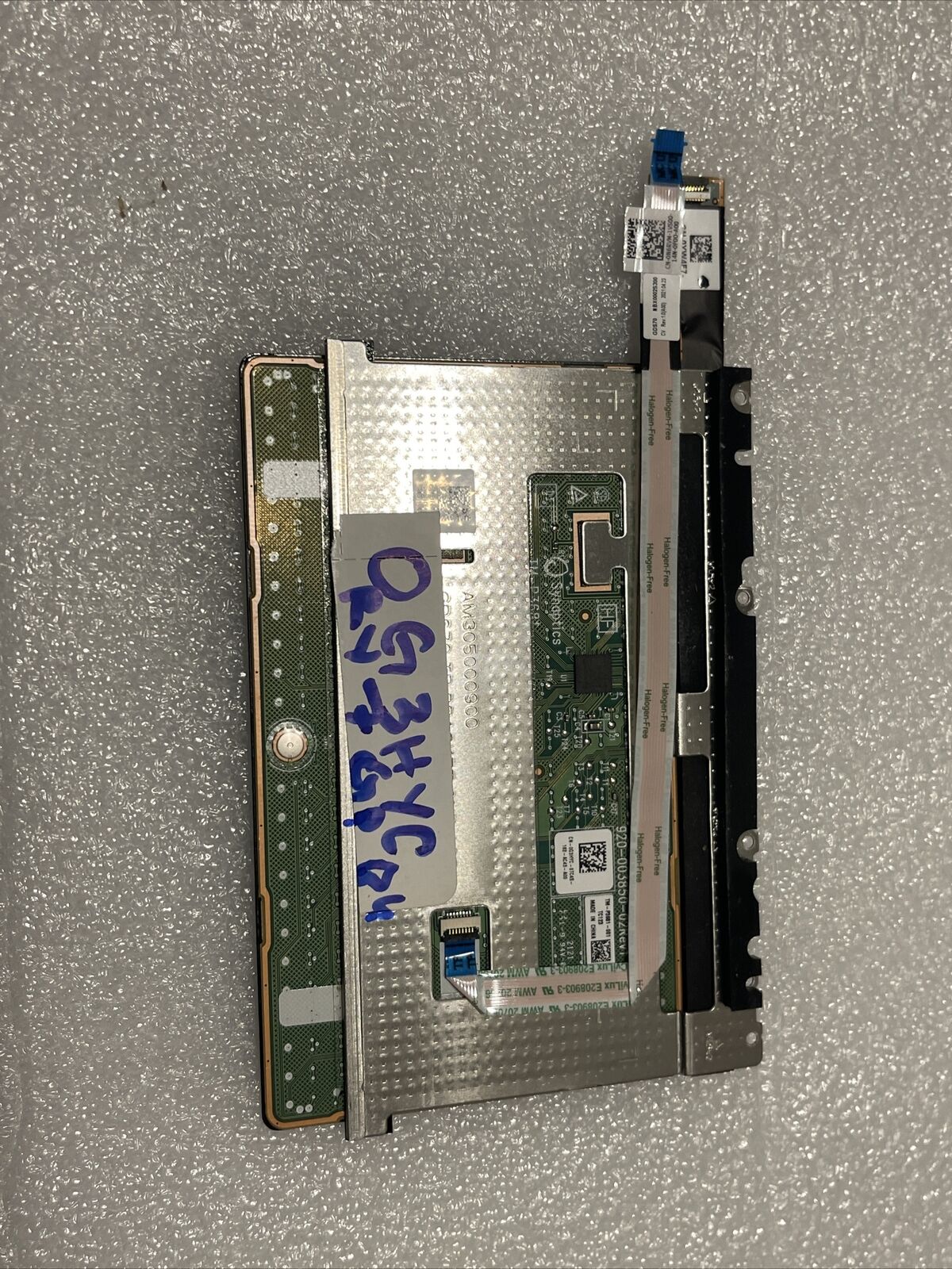 Genuine Dell Alienware x17 R1 Replacement Touchpad with cable  G3HYC RY7JP H1 B4