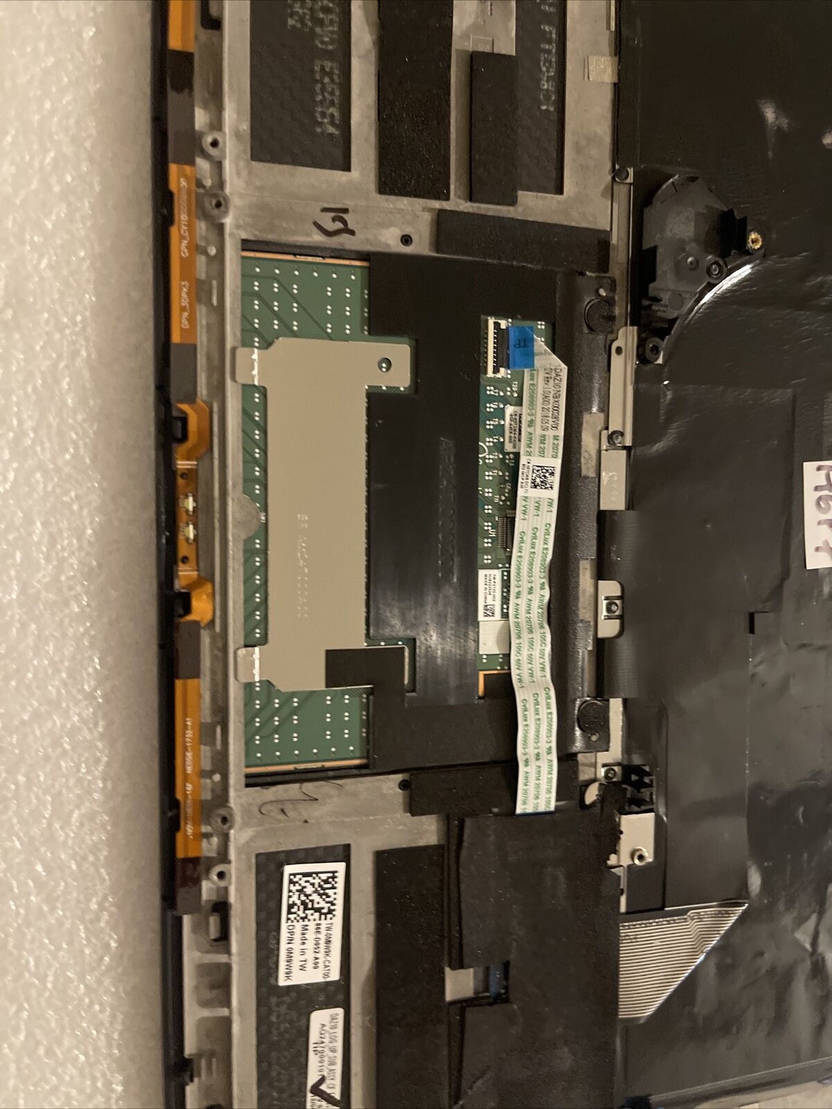 Genuine Dell XPS 9575 Palmrest Touchpad US Backlit Keyboard  M9W9K H6 P7