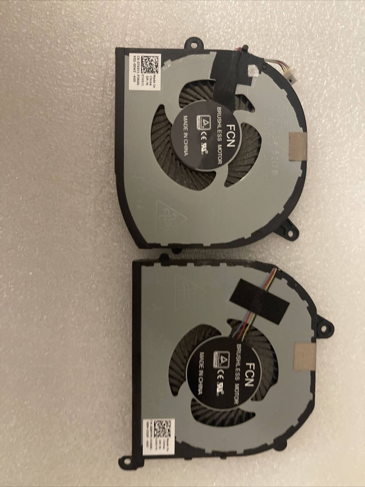 Dell XPS 15 7590 9570 Precision 5540 CPU & GPU Cooling Fans 008YY9 0TK9J1