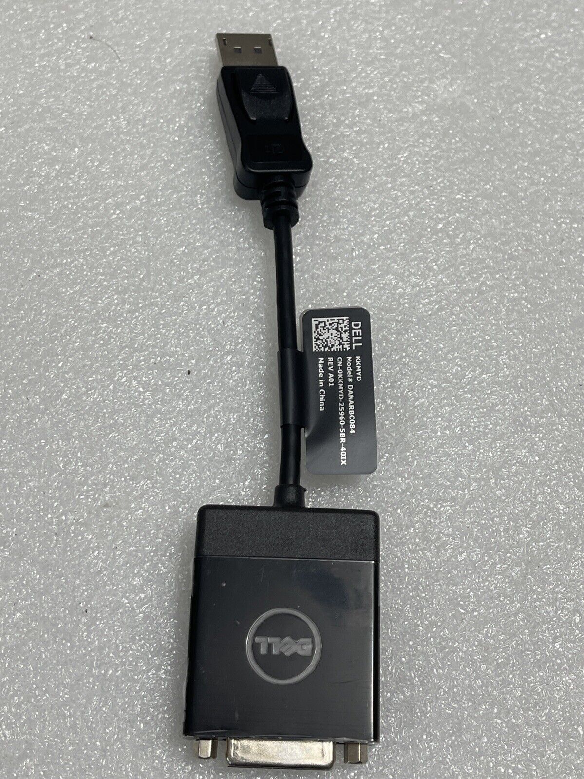 Dell Genuine Video Adapter Display Port To DVI Single Link 64XF6 064XF6