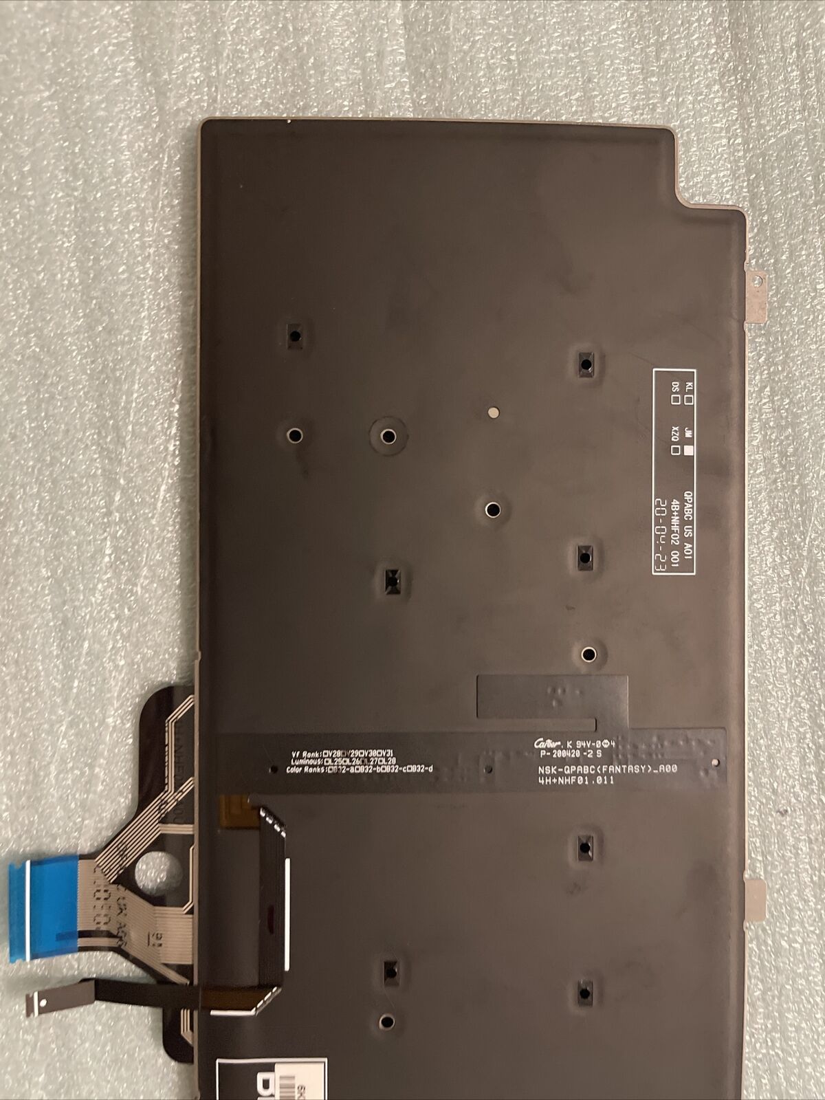 New Oem Dell Latitude 7310 Laptop Backlit Latin Spanish Keyboard 6J5CD 06J5CD GB
