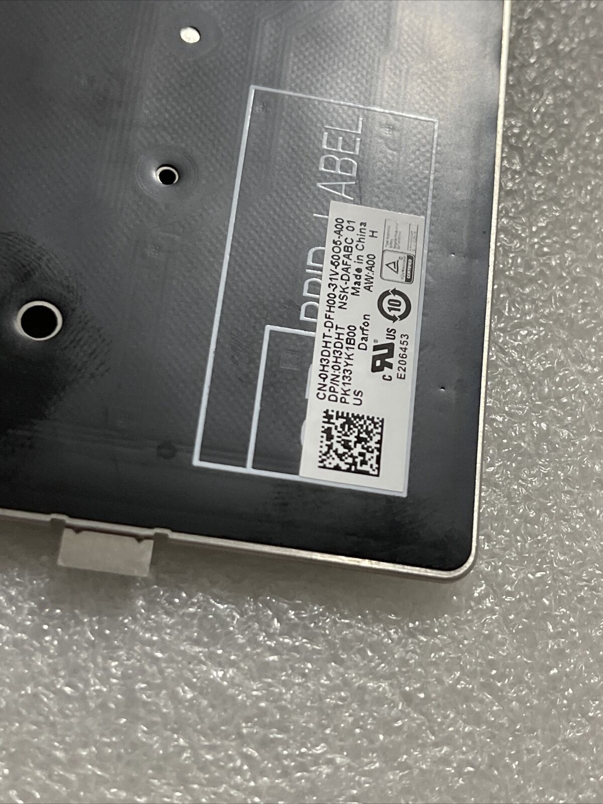 Genuine Dell Latitude  Keyboard Backlit US English H3DHT 0H3DHT B1 AT