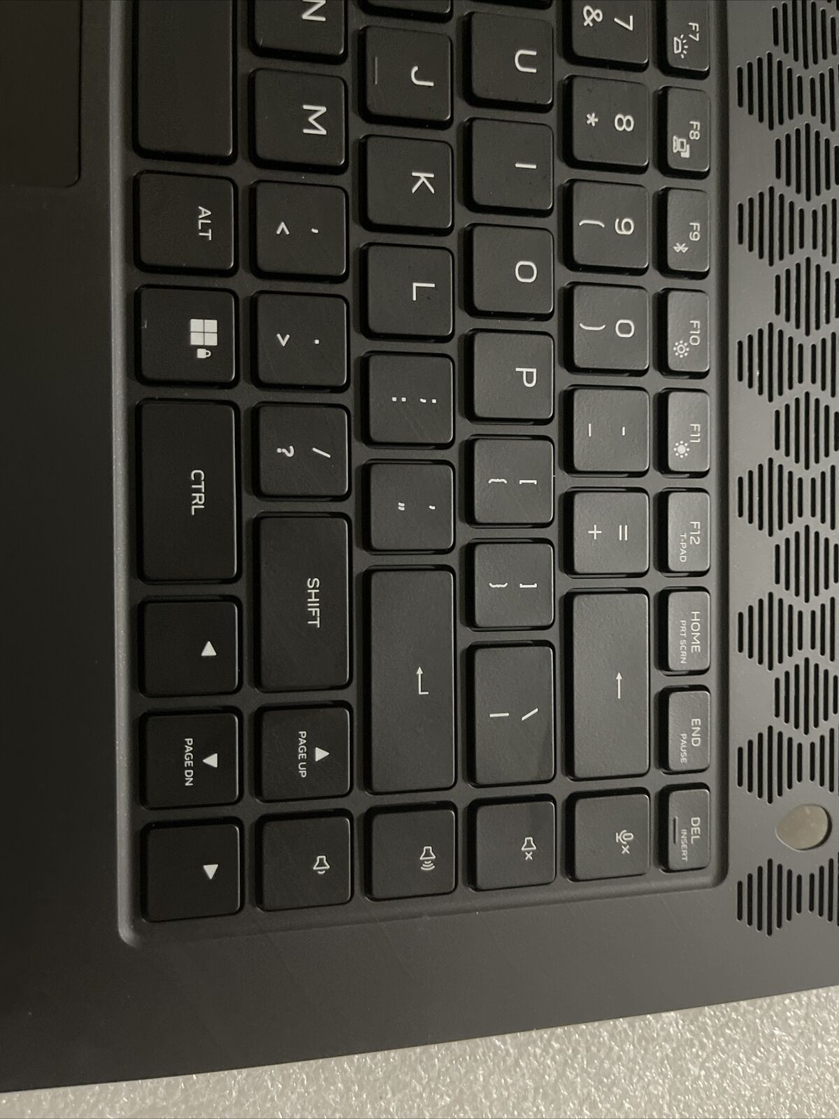 DELL ALIENWARE M15 R6 R7 US BACKLIT  KEYBOARD PALMREST BLACK 1F2H0 HE H2