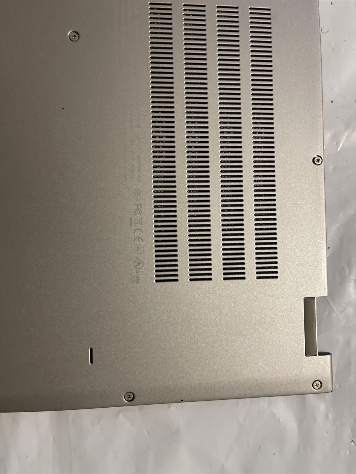 Genuine Lenovo Thinkpad X380 YOGA Bottom Base Cover 02DA143 Silver ata D2
