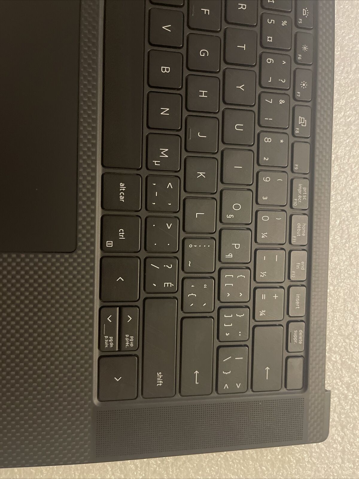 OEM DELL XPS 9500 Palmrest Touchpad FPR US Backlit Keyboard DKFWH 0DKFWH H1 D5