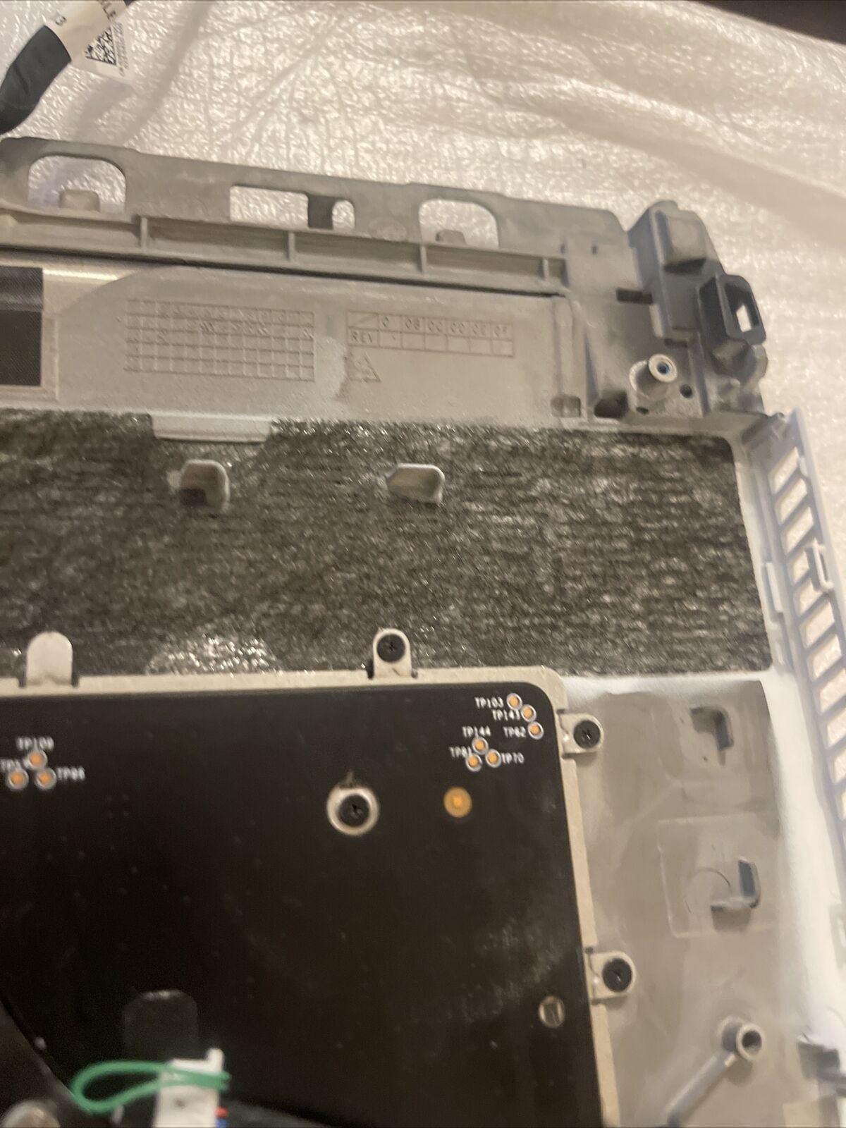 GENUINE DELL Alienware M15 R2 Palmrest US English Backlit Keyboard 0MVM8D H1 P5