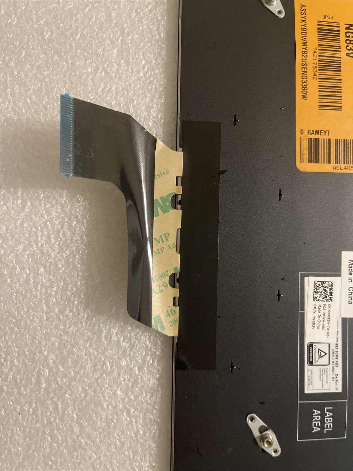 Genuine Dell Latitude 3180 / 3189 / 3380 Laptop US English Keyboard NG83V 0NG83V