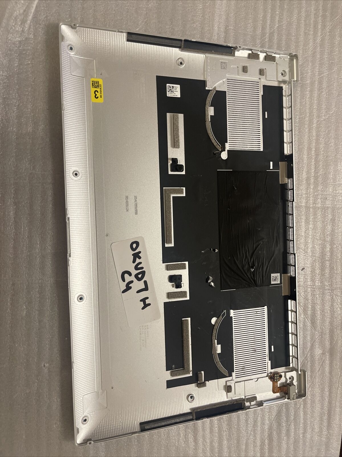 Genuine Dell  XPS 15 (9500) Bottom Base Metal Cover KVD7H 0KVD7H DWT74 0DWT74 C4