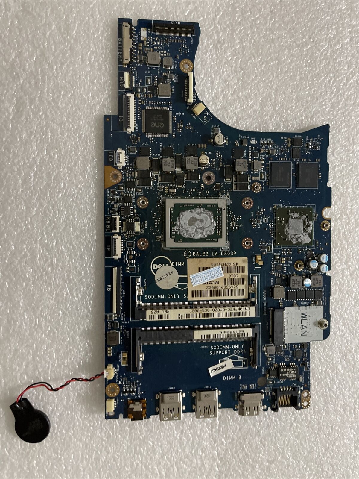 Genuine Dell Inspiron 15 5565 17 5765 Motherboard AMD FX-9800P 2.7GHz KPK2C B7