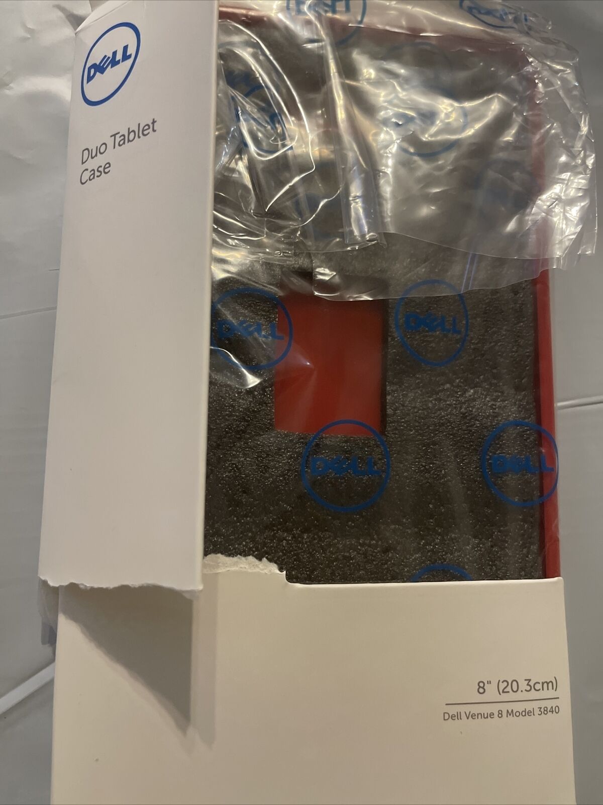 Open Box New OEM Venue 8 (3840) Tablet Rubber Duo Case Red KXHDJ H3FYV 0H3FYV