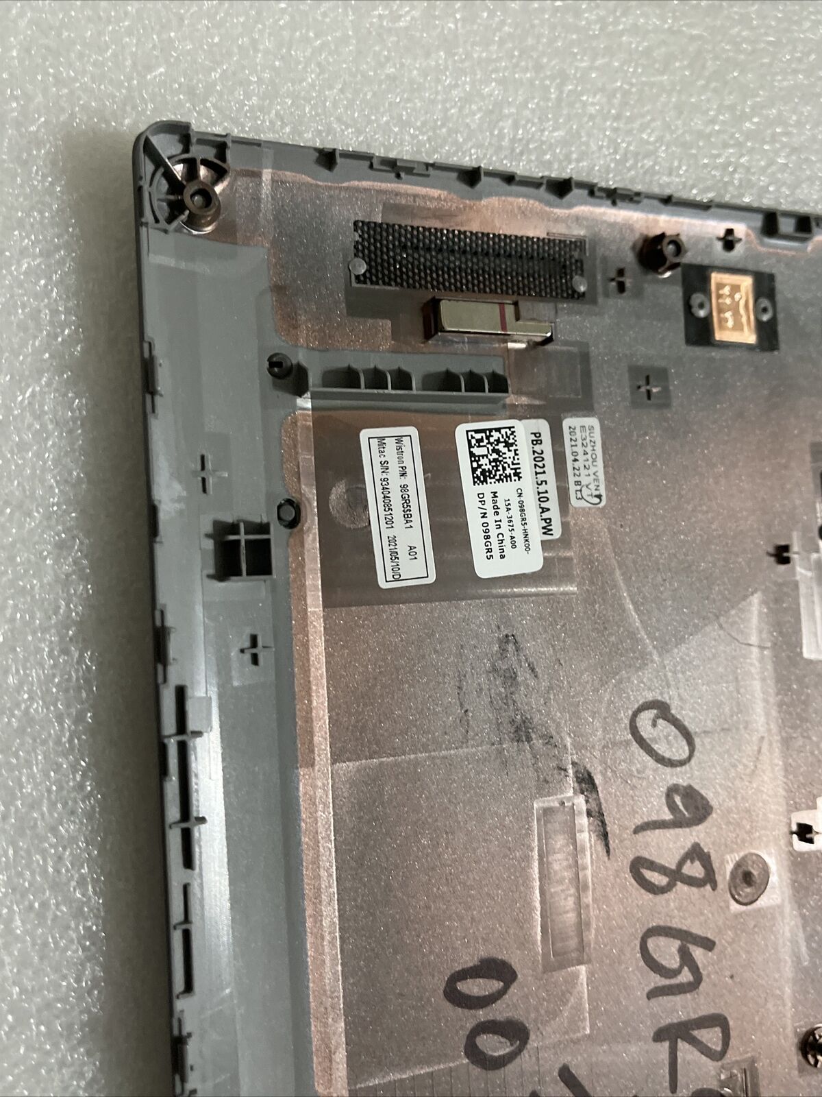 Genuine OEM Dell Latitude 5320 E5320 Bottom  Base Lower Cover 98GR5 007N8 H1 B6