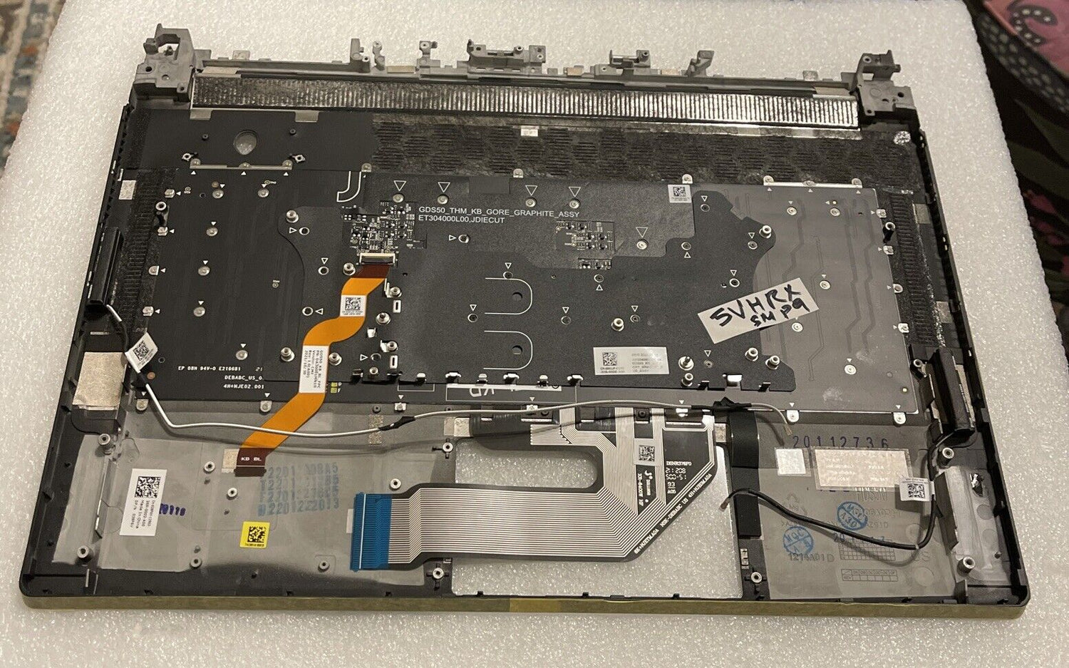 New Dell Alienware X15 R1 R2 Palmrest US English Keyboard 562JF 386PV 5VHRX SmP9