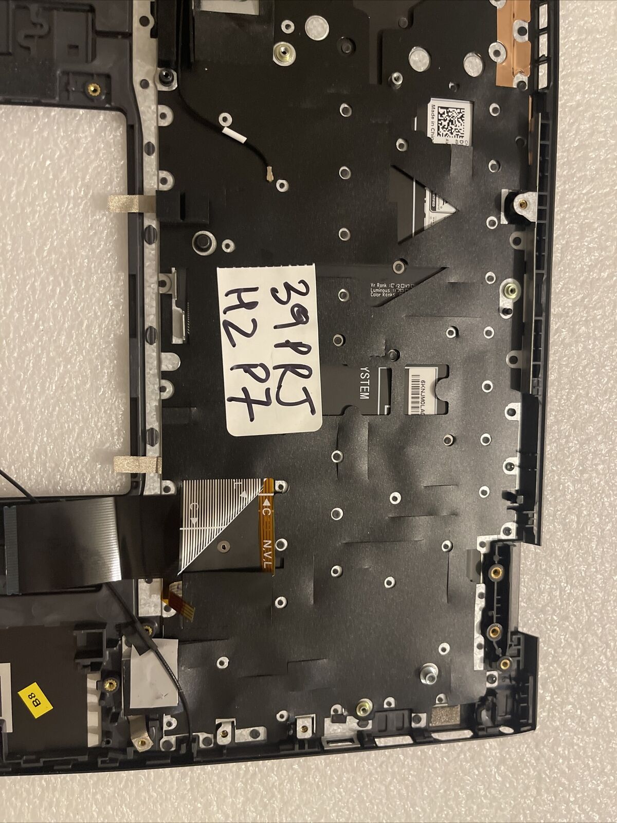 Oem Dell Inspiron 15 Pro 5510 5515 Palmrest Spanish Backlit Keyboard 39PRJ H2 P7