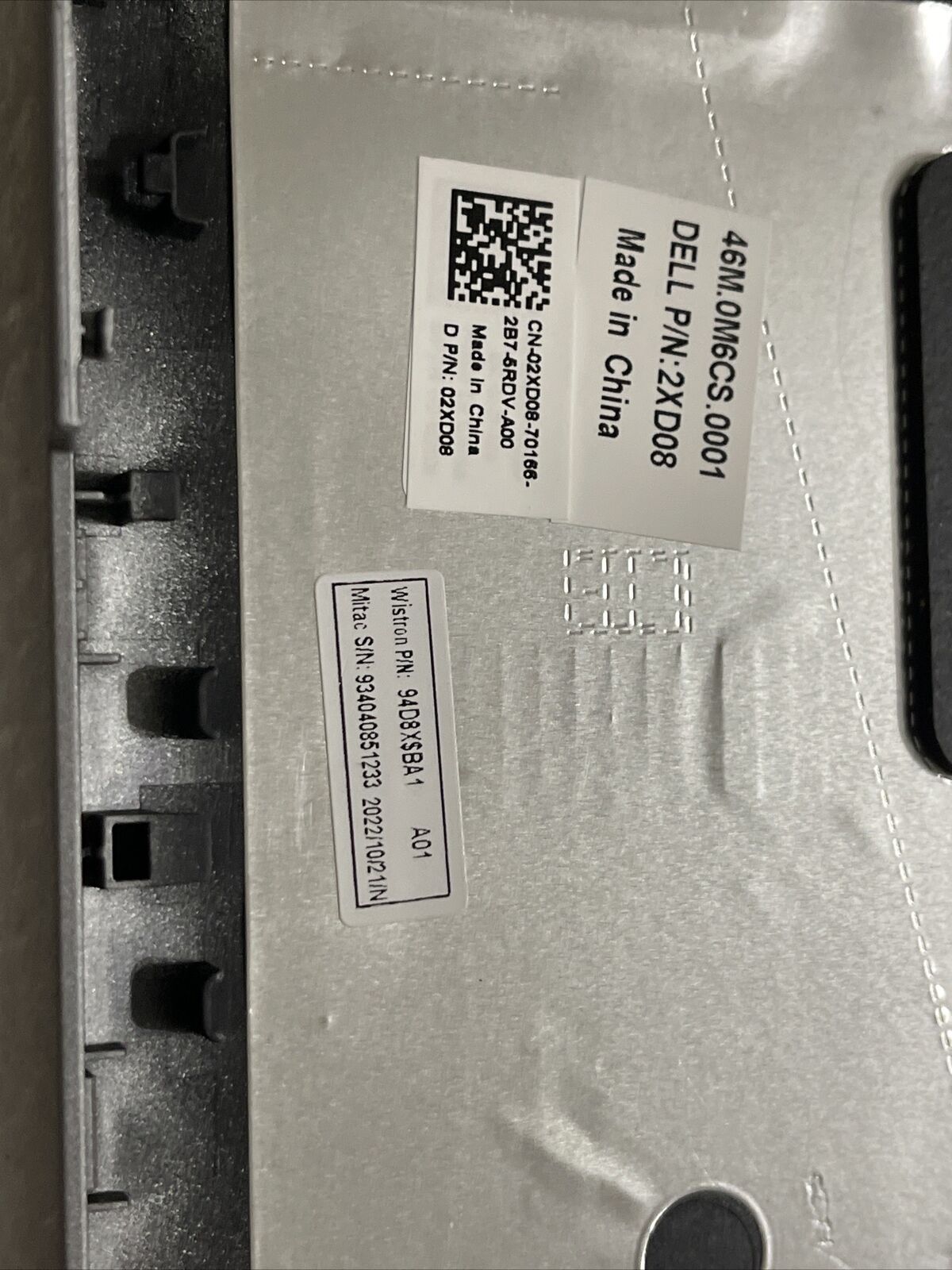 Oem Dell Latitude 5520 5521 E5520 Precision 3560 3561 Lcd Back cover 2XD08 N1A3