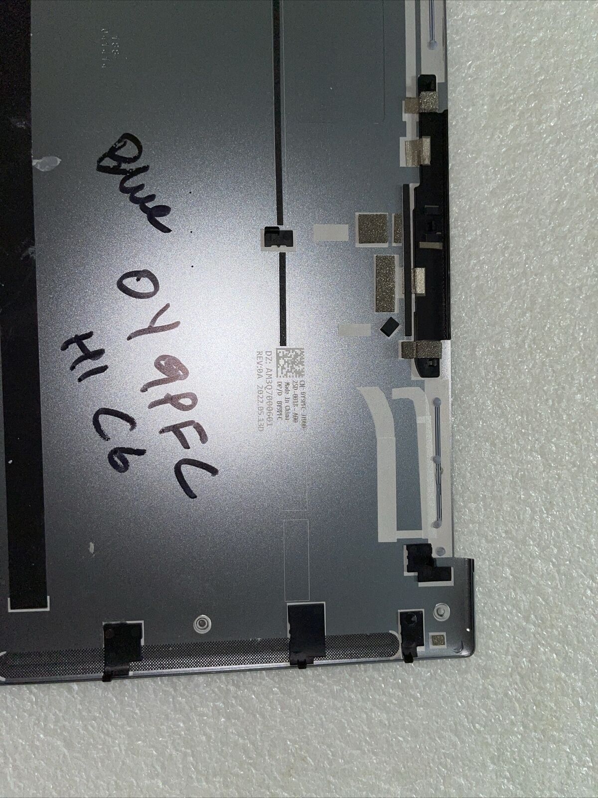 Genuine Dell XPS 13 9315  Bottom Base Cover Sky BLUE 0Y9PFC Y9PFC H1 C6