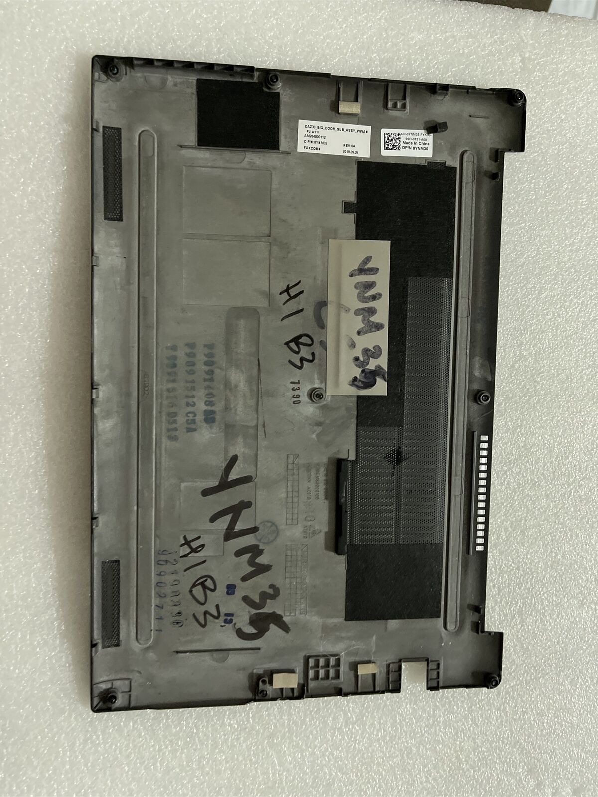 GENUINE DELL LATITUDE 7390 LAPTOP BOTTOM BASE COVER YNM35 0YNM35 H1 B3