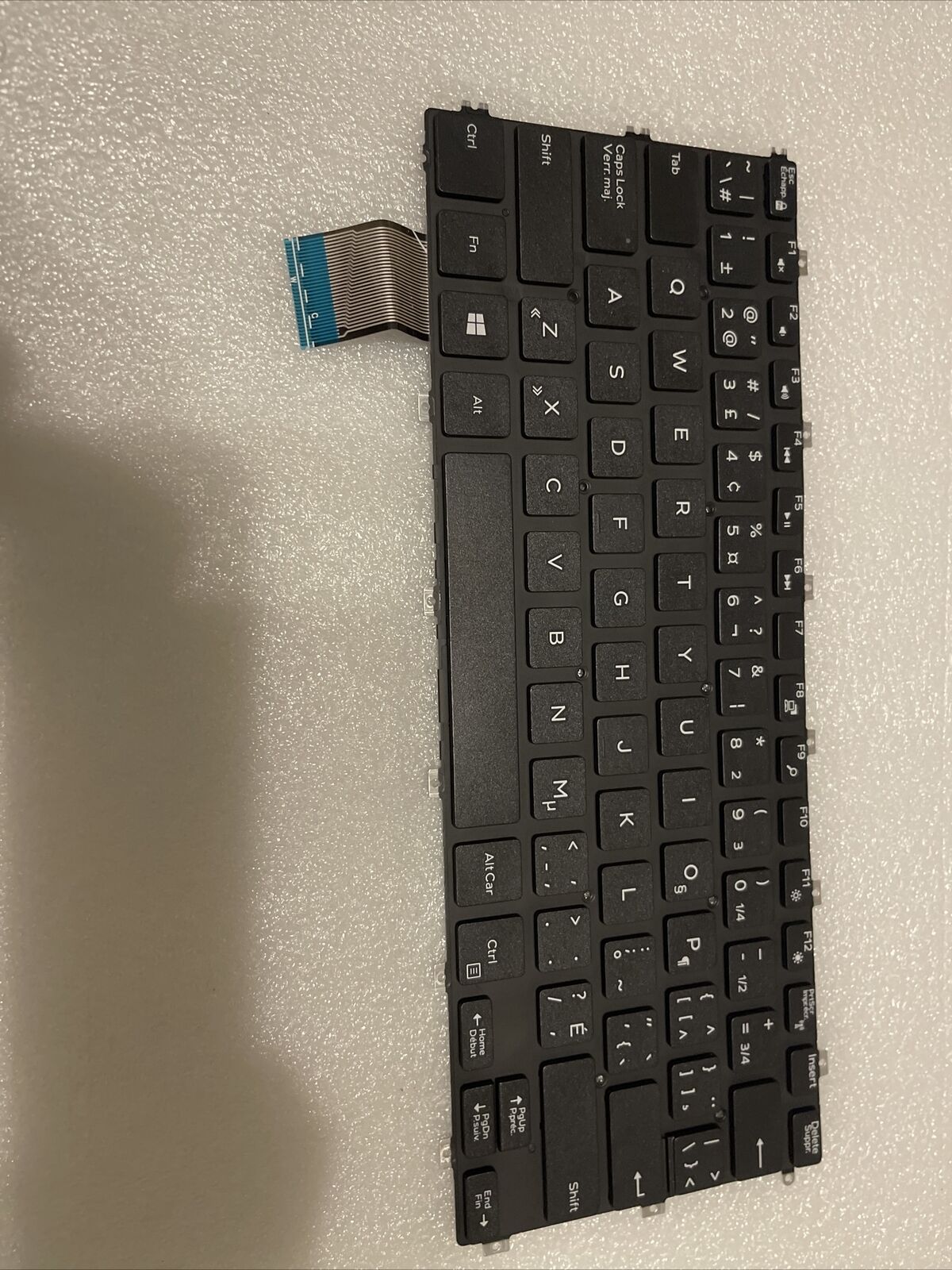 New OEM Dell Non-Backlit Laptop Keyboard French-English VCF69 0VCF69 B1