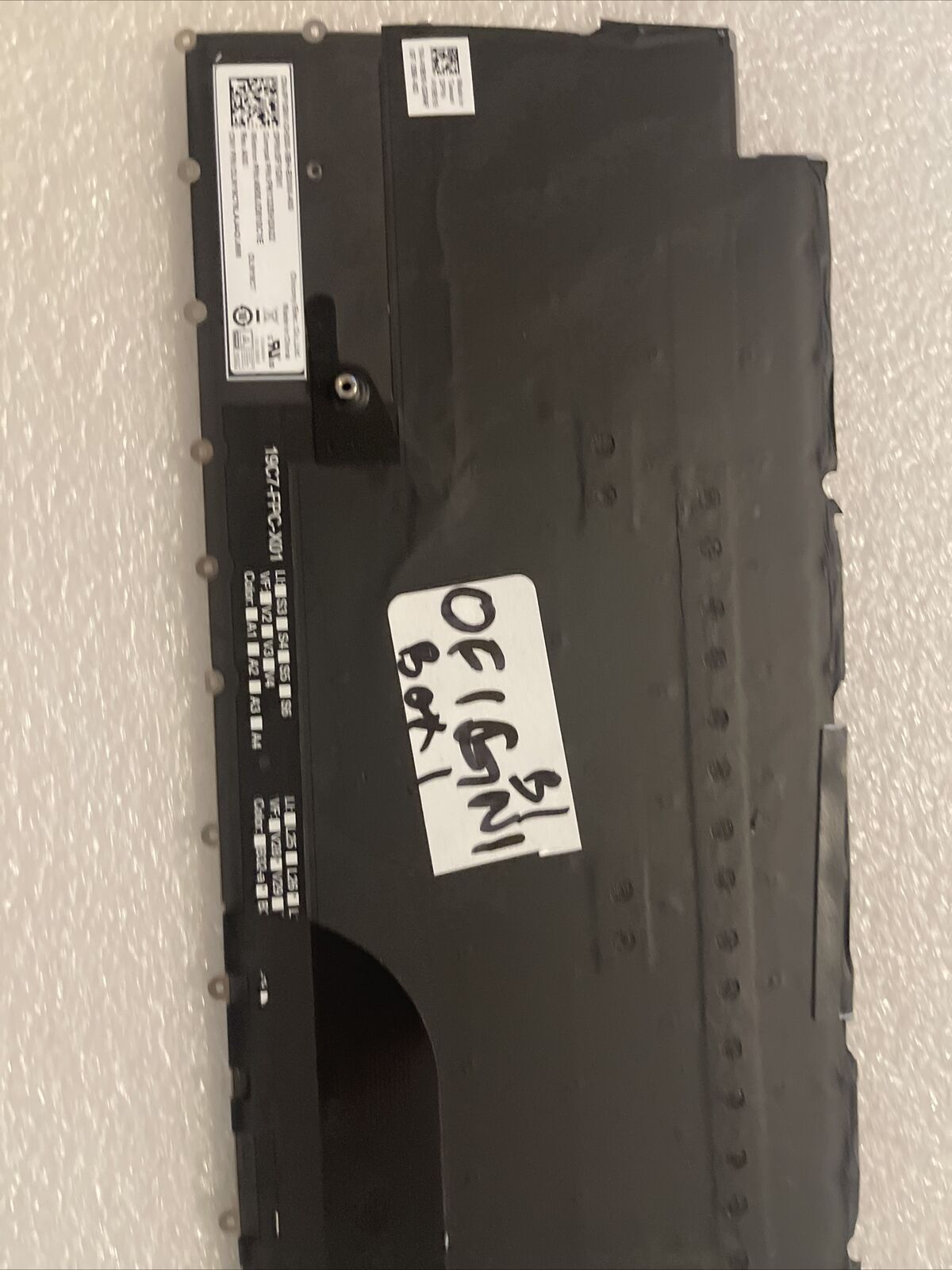 Genuine Dell XPS  9500 9510 Spanish Backlit Keyboard A19B19 F1GN1 0F1GN1 B1