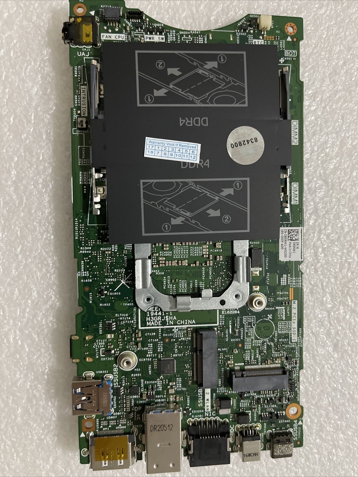 DELL OPTIPLEX 7090 ULTRA INTEL CORE I3-1115G4 DESKTOP MOTHERBOARD 3XYT6 B7