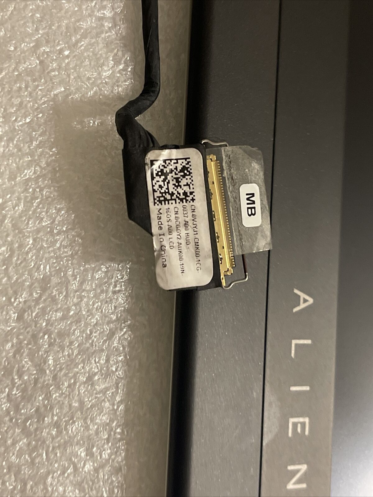 Dell Alienware X15 R1 240HZ 2K 15.6" WQHD LCD SCREEN CGDY2 0VJYJ1 VJYJ1 H1 L4
