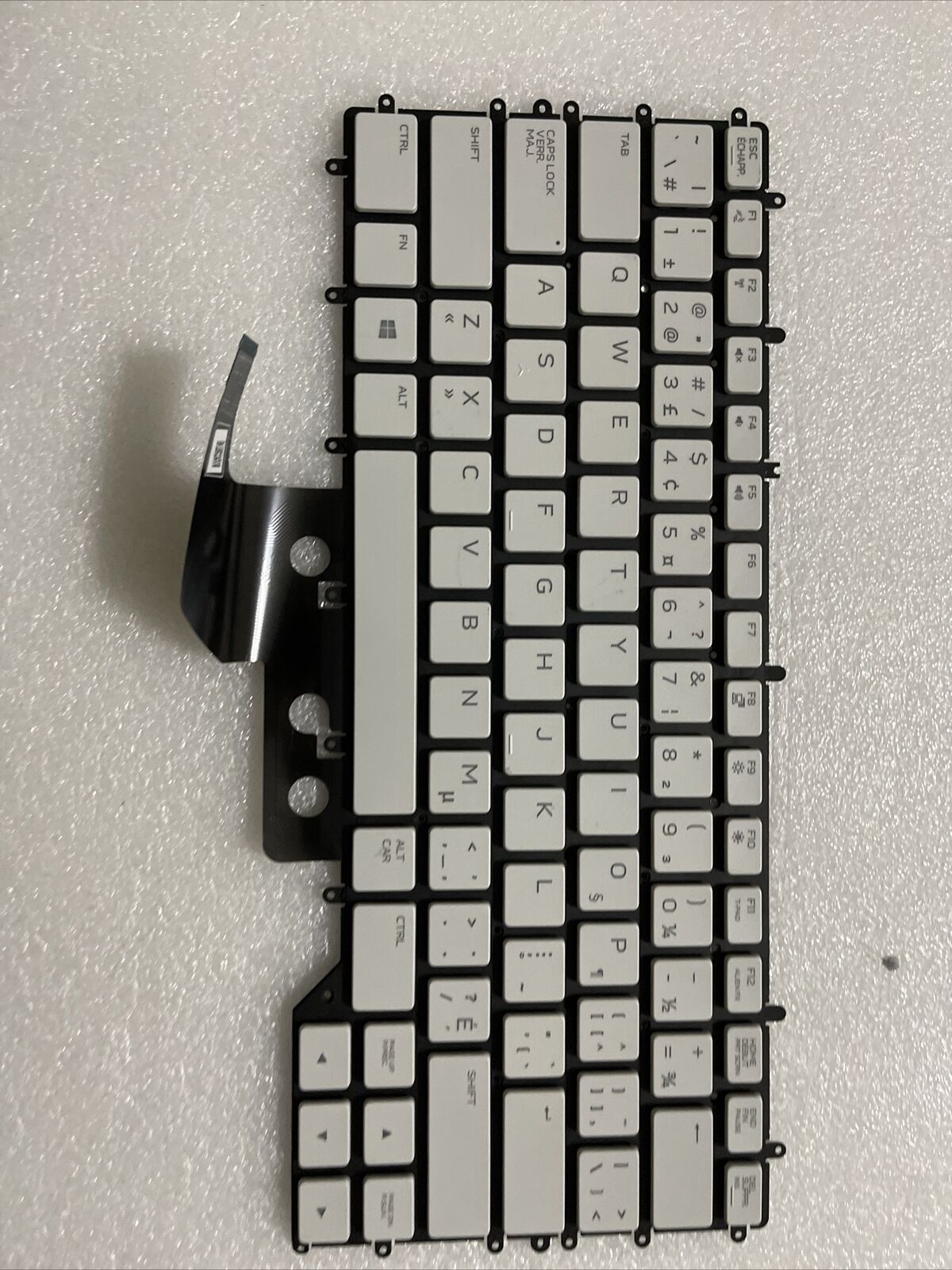 French English - Alienware m15 R2 Backlit Laptop Keyboard 4mctd 04mctd H1 B4