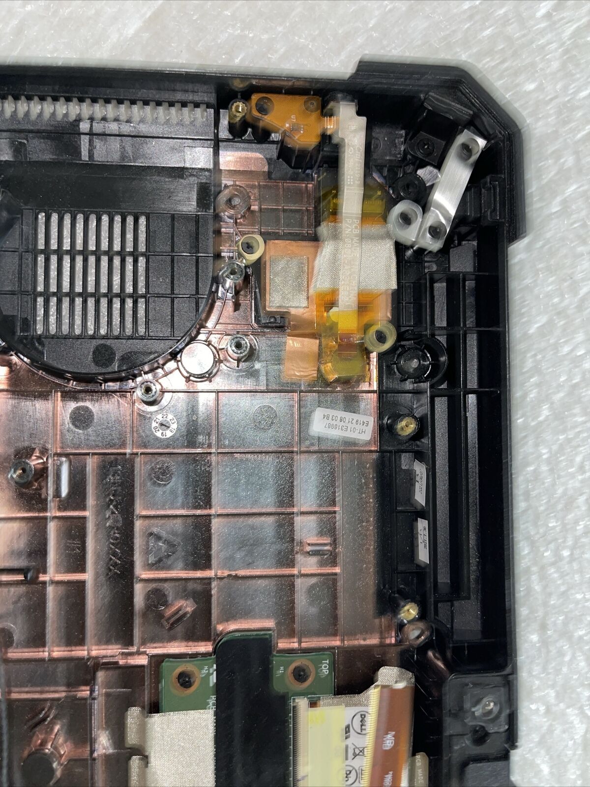 Dell Latitude 7220 Rugged Extreme Tablet Bottom Cover Extras X8JMD 0WCGW LP K1