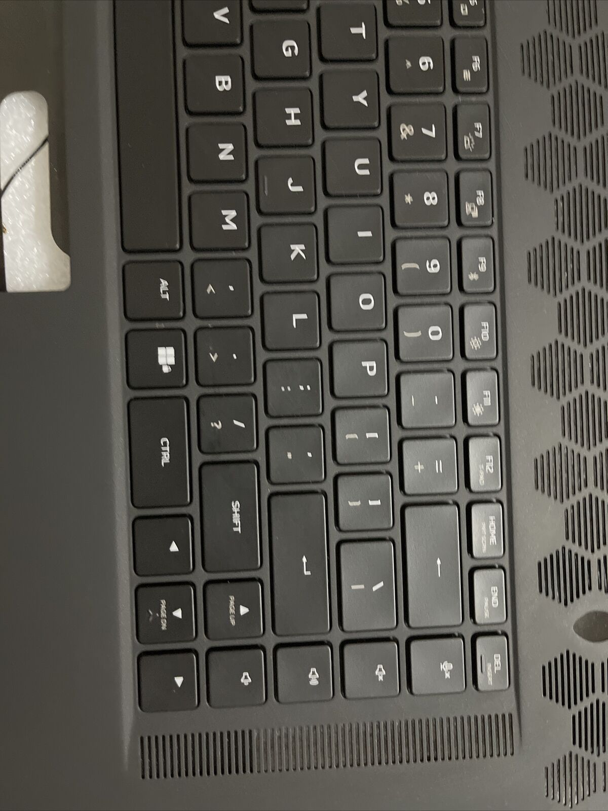 Genuine Dell Alienware x17 R1 R2 US English Keyboard Palmrest 0346YC 346YC K4 P8
