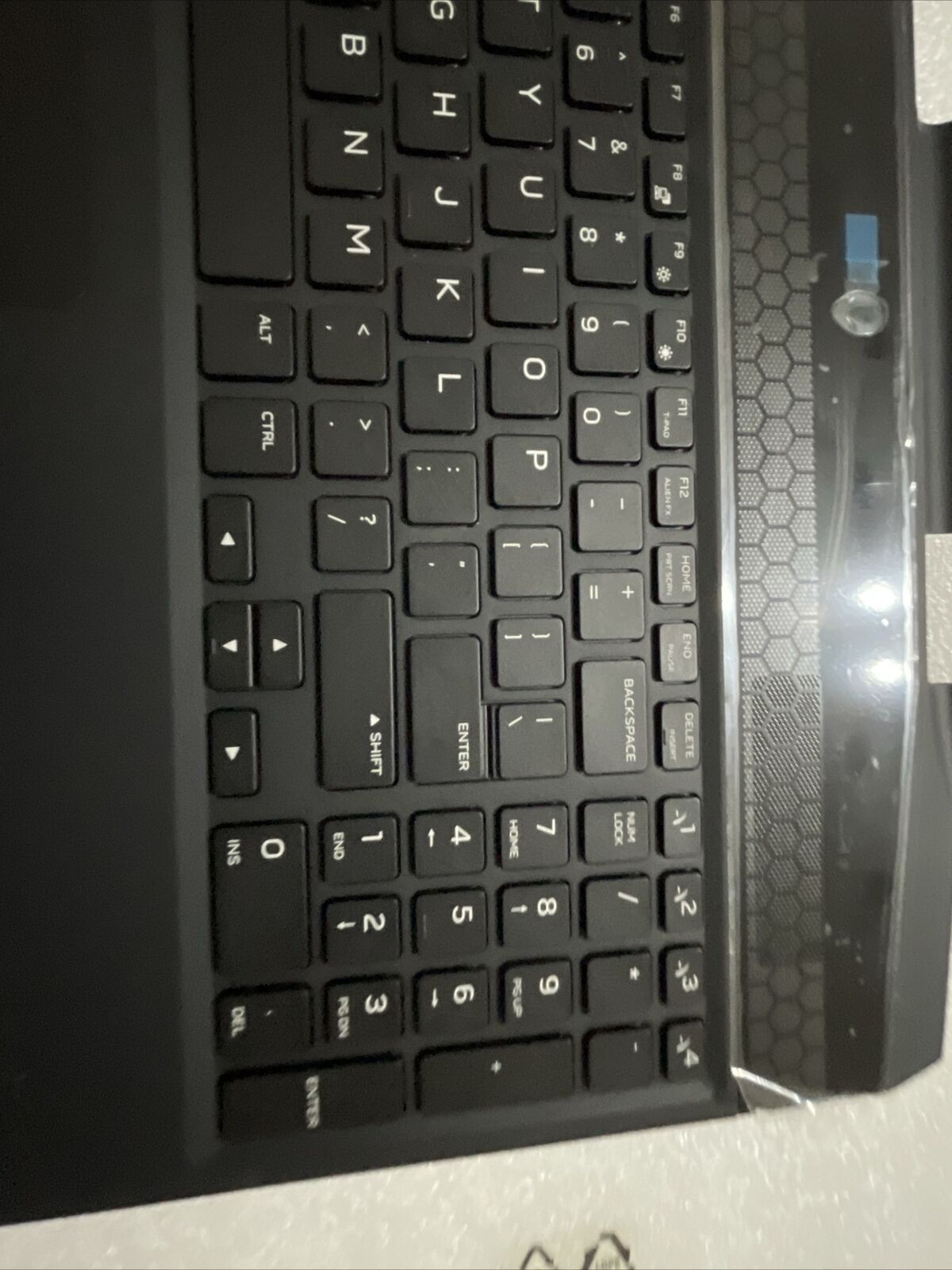 Dell Alienware M15 15.6" Laptop Palmrest Touchpad Keyboard Speakers VNPDJ H2 T1