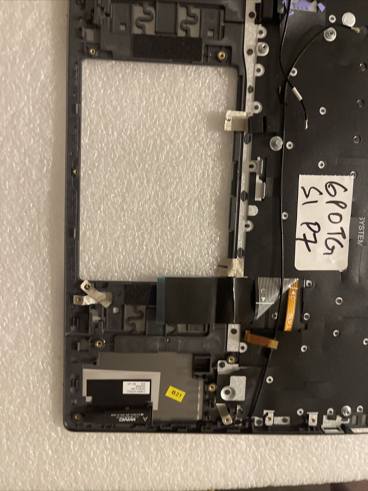 Dell Inspiron 15Pro 5510 5515 Palmrest Spanish Backlit Keyboard 6P0TG P4 Grade A