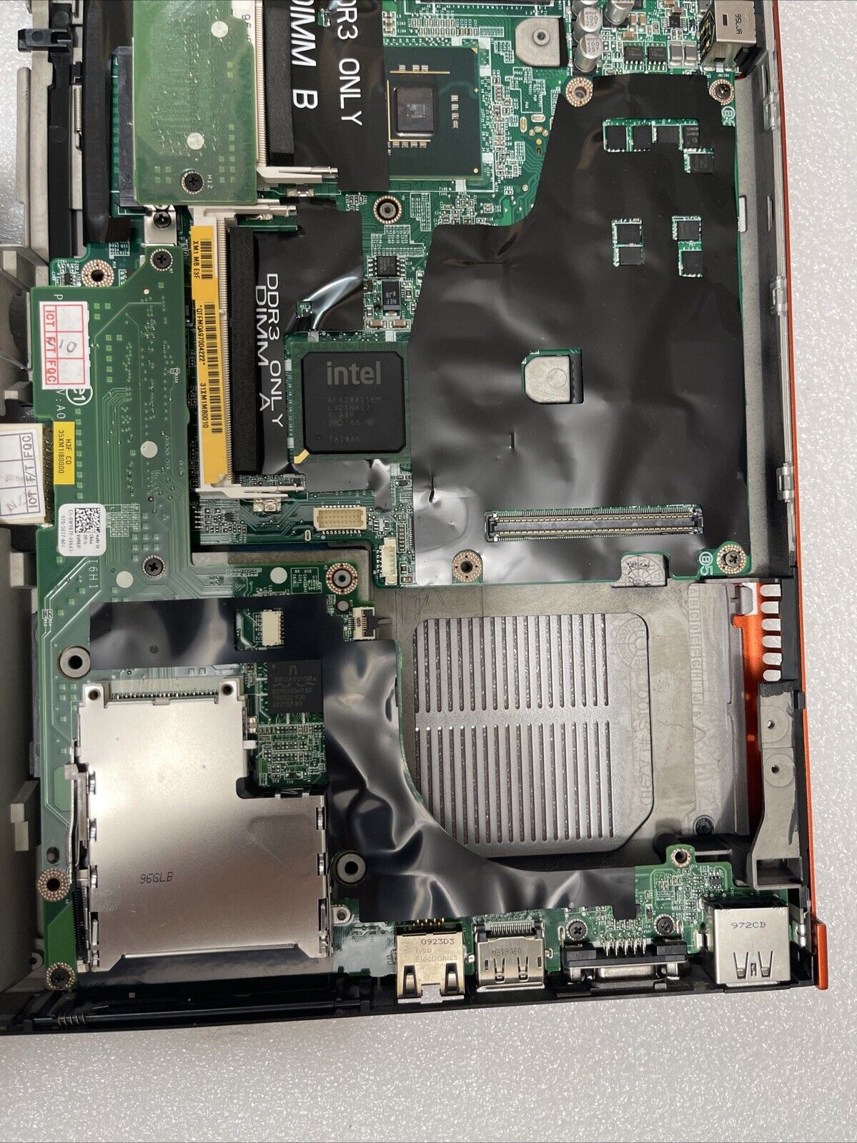 OEM Dell Precision M6400 Laptop Motherboard Mainboard W/ Bottom Base CDWGG H1 B9