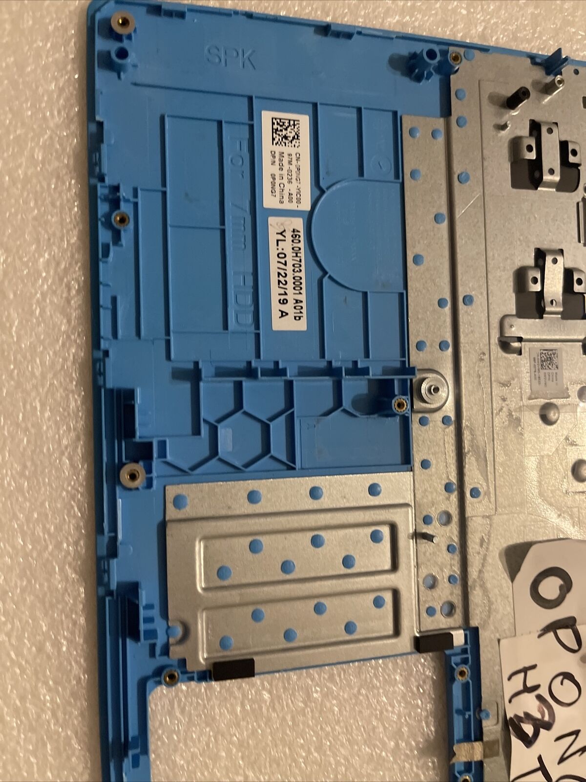 Genuine Alienware Dell G3 15 3590 Laptop Palmrest US Keyboard P0NG7 P0NG7 H3 T1
