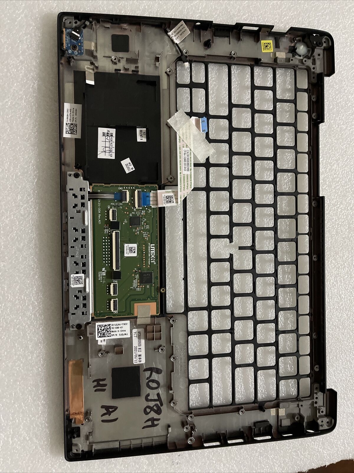 New OEM Dell Latitude 7490 Laptop Palmrest Touchpad  0JGJWJ 0R0J8H H1 A1