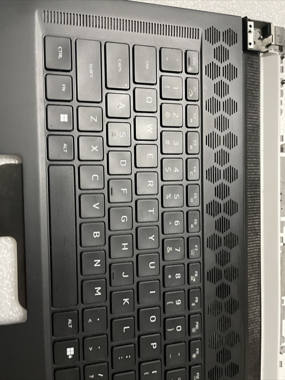 OEM Dell Alienware x15 R1 Laptop Palmrest Touchpad Keyboard  0V6M0K H1D5 Grade A