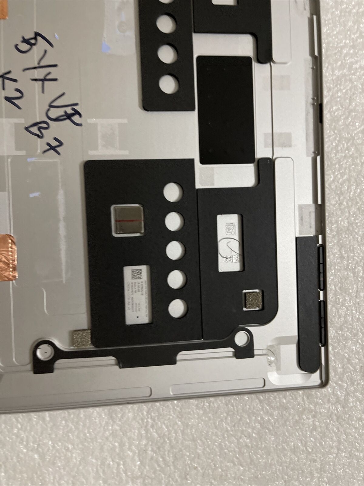 Dell XPS Plus 9320 OLED LCD Back Cover Hinges  Platinum  29WPH 5YXVJ K2 B7
