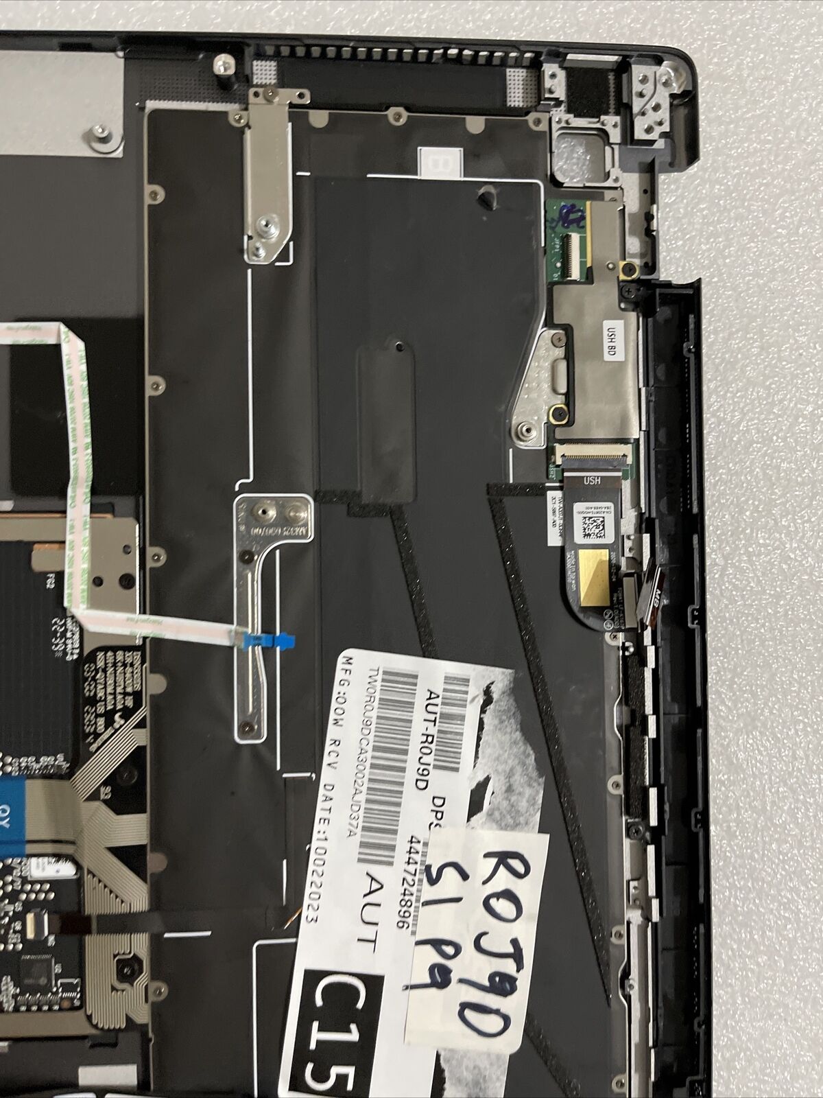 Dell Latitude 9430/2-in-1 Palmrest Touch US Eng Laptop keyboard YF2N3 R0J9D S1P9