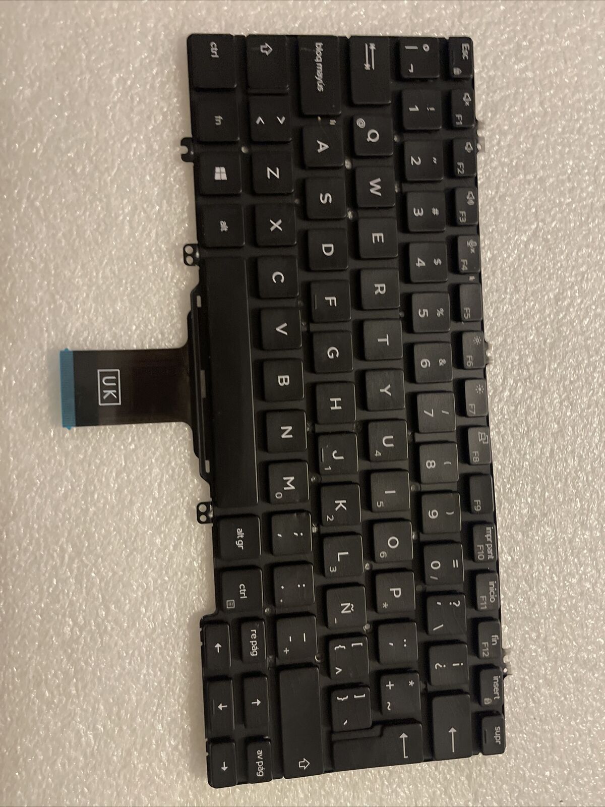 Dell Latitude 5289 7280 5280 7380 Non-backlit SPANISH Keyboard 1VY95 GradeB H1B1