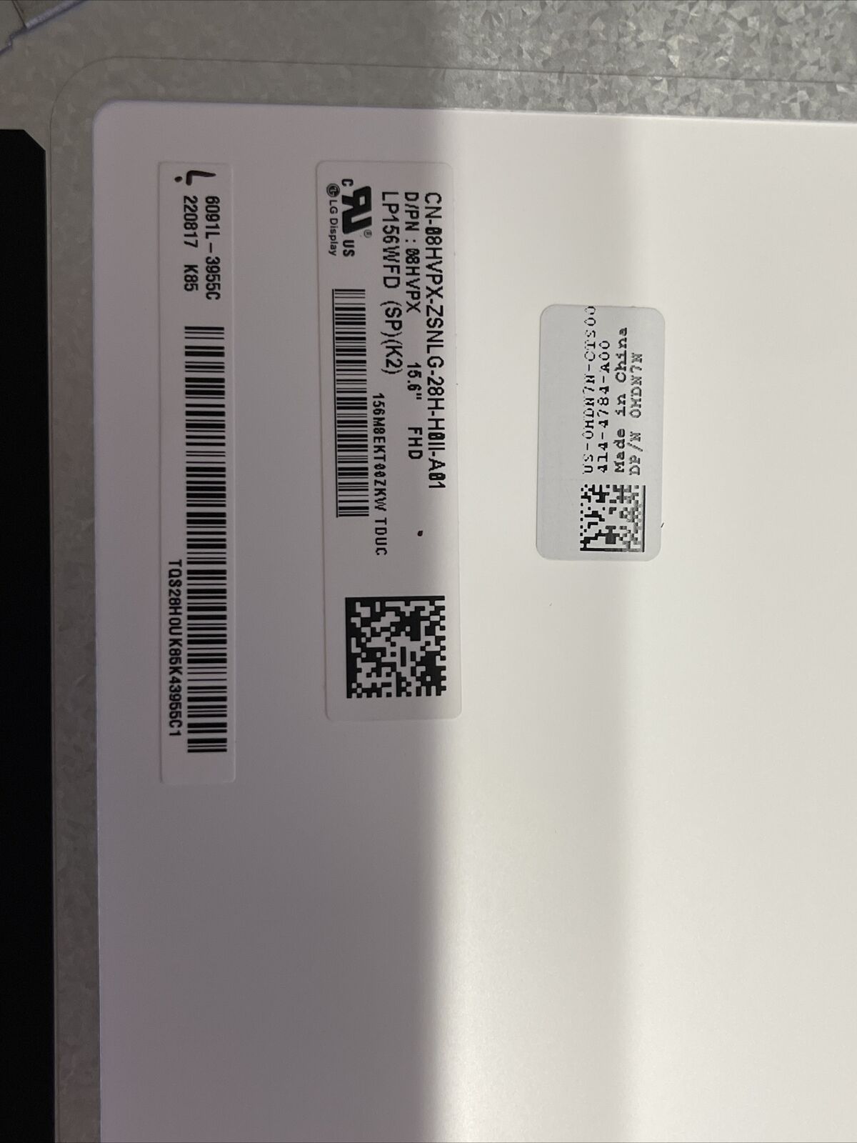 Dell Inspiron 15.6 3511 Matte LG Display LCD Touch Screen 08HVPX HDN7N NT S8