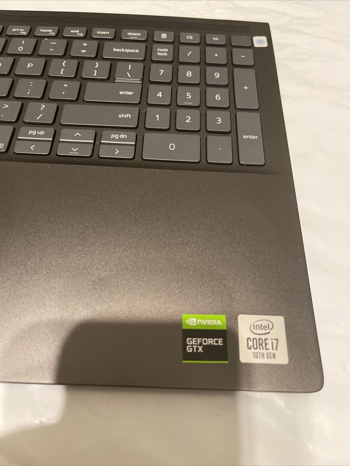 Dell Inspiron 15 7590 Laptop Palmrest Touchpad US/EN BCL Keyboard  2KF2N P4