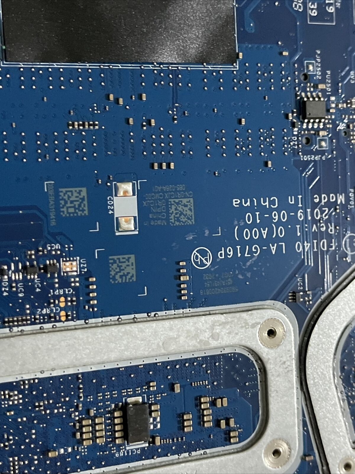 GENUINE DELL VOSTRO 3590 MOTHERBOARD INTEL i7 10510U 4.9GHz RADEON 2GB R1CJX B6