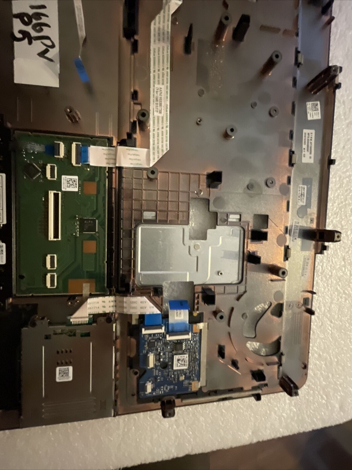 Oem Dell Precision 7510/7520 Palmrest Touchpad Smart Card Reader 0A166PV S1 P5