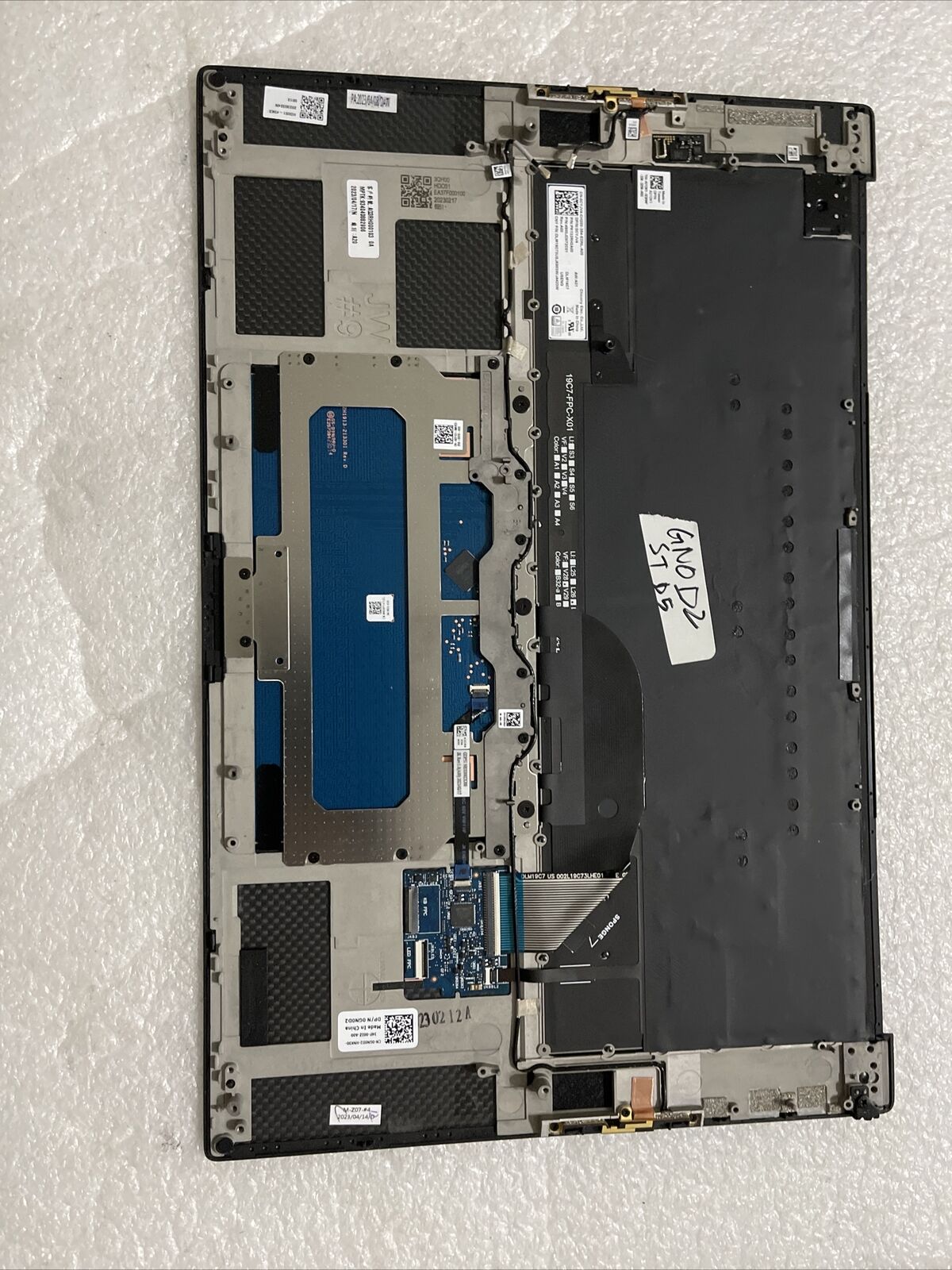 Dell Precsion 5570 Palmrest Touchpad US Backlt English Keyboard CYJV4 GN0D2 STD5