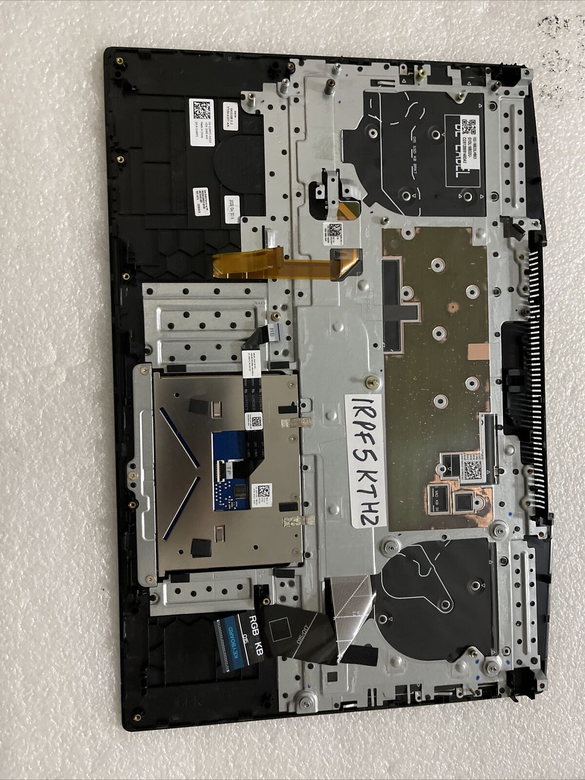 Dell G5 15 5500 Laptop Palmrest Touchpad RGB US Backlit Keyboard 1RPF5 KT H2