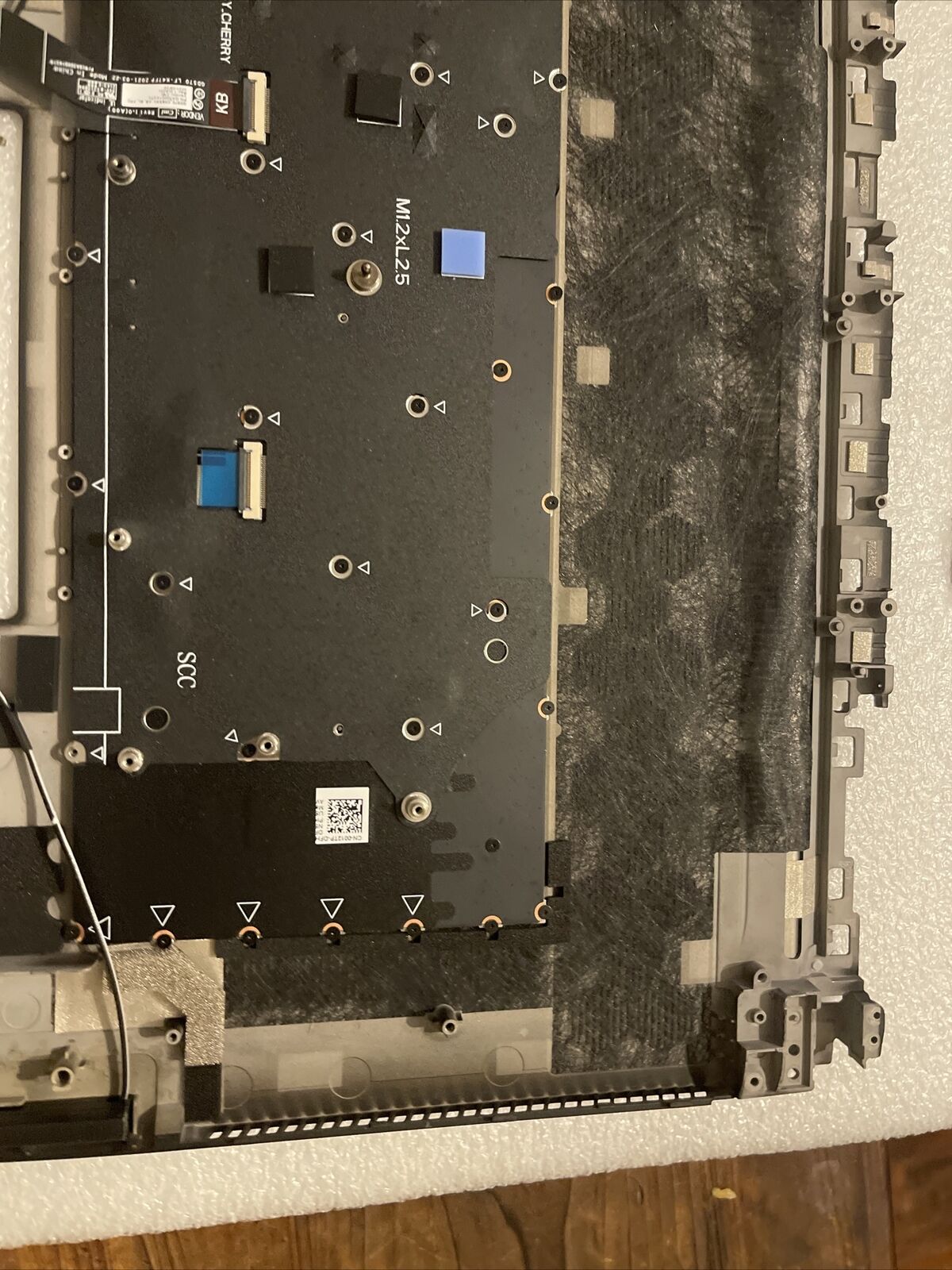 Genuine Dell Alienware X17 R2 Palmrest RGB US English keyboard 718M9 H1P8 GradeA