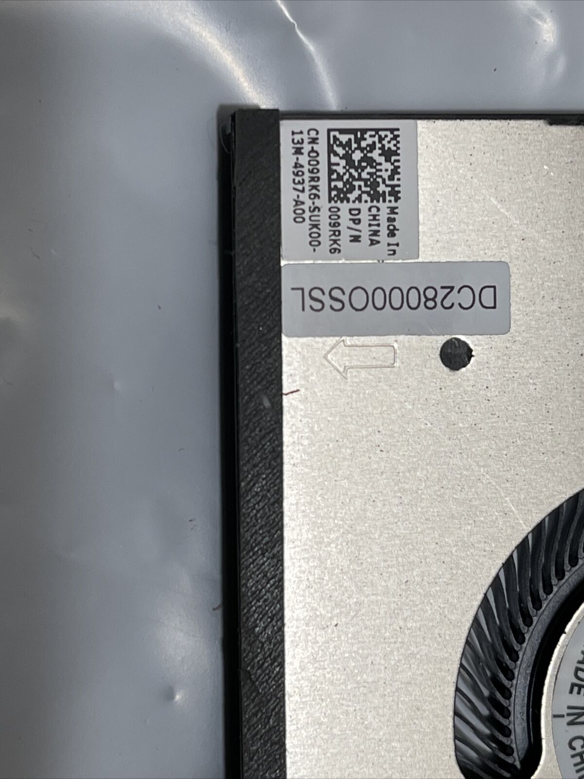 Genuine DELL Precision 5550 5560 5570 CPU GPU cooling fans 0DJH35 009RK6 h1