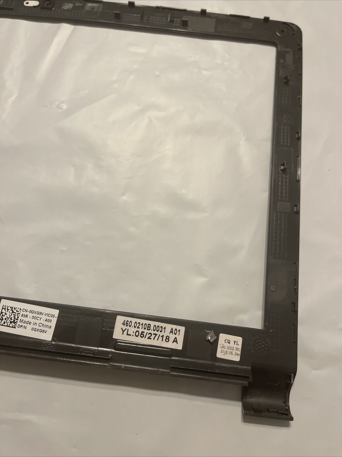 Dell Latitude 11 3160 Laptop Front Trim LCD Bezel Cover Black GXG9V CN-0GXG9V N3
