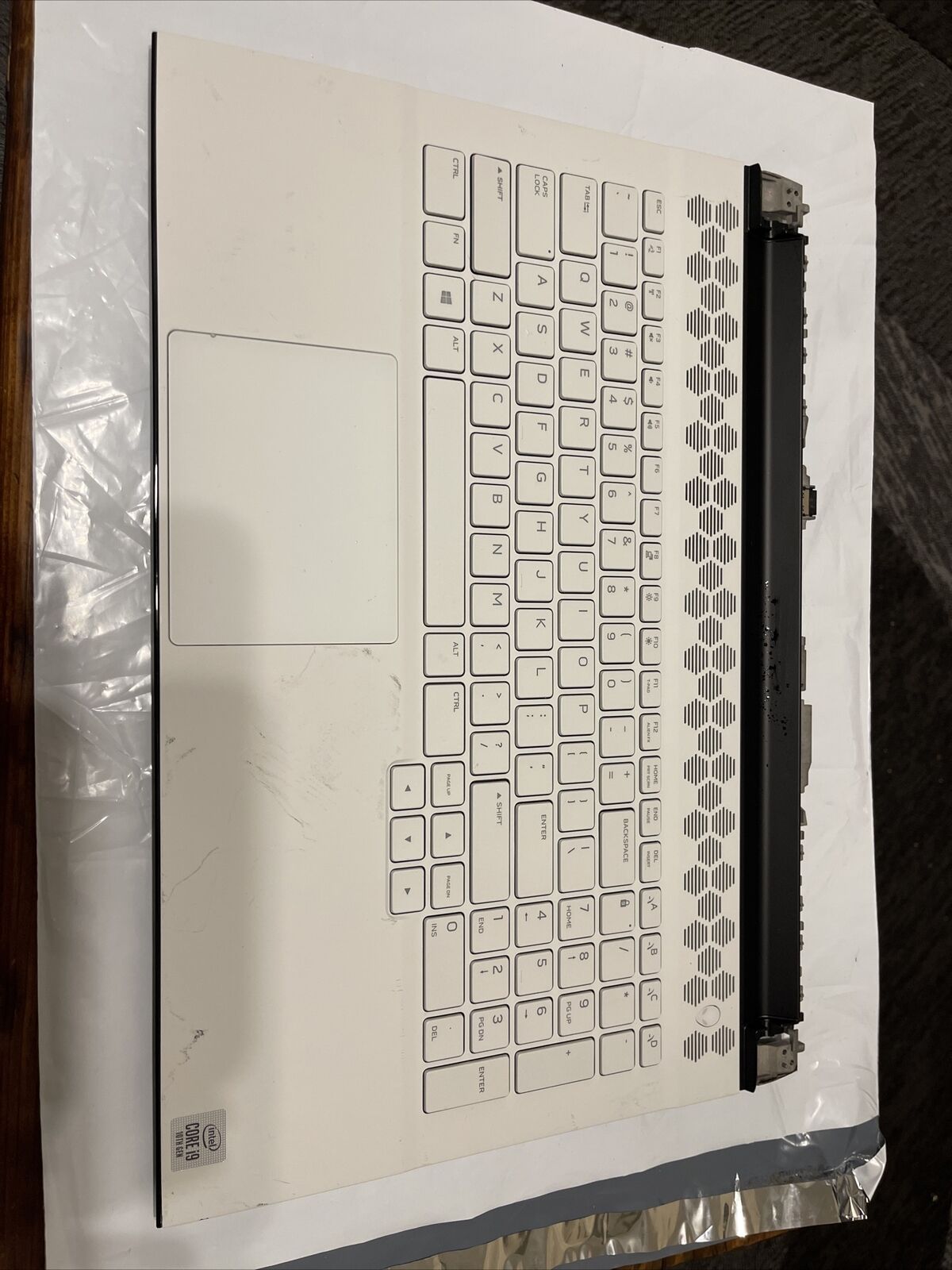 Dell Alienware M17 R3 Laptop Palmrest US Lunarlight Keyboard 00KP6D P8 T4 GradeB