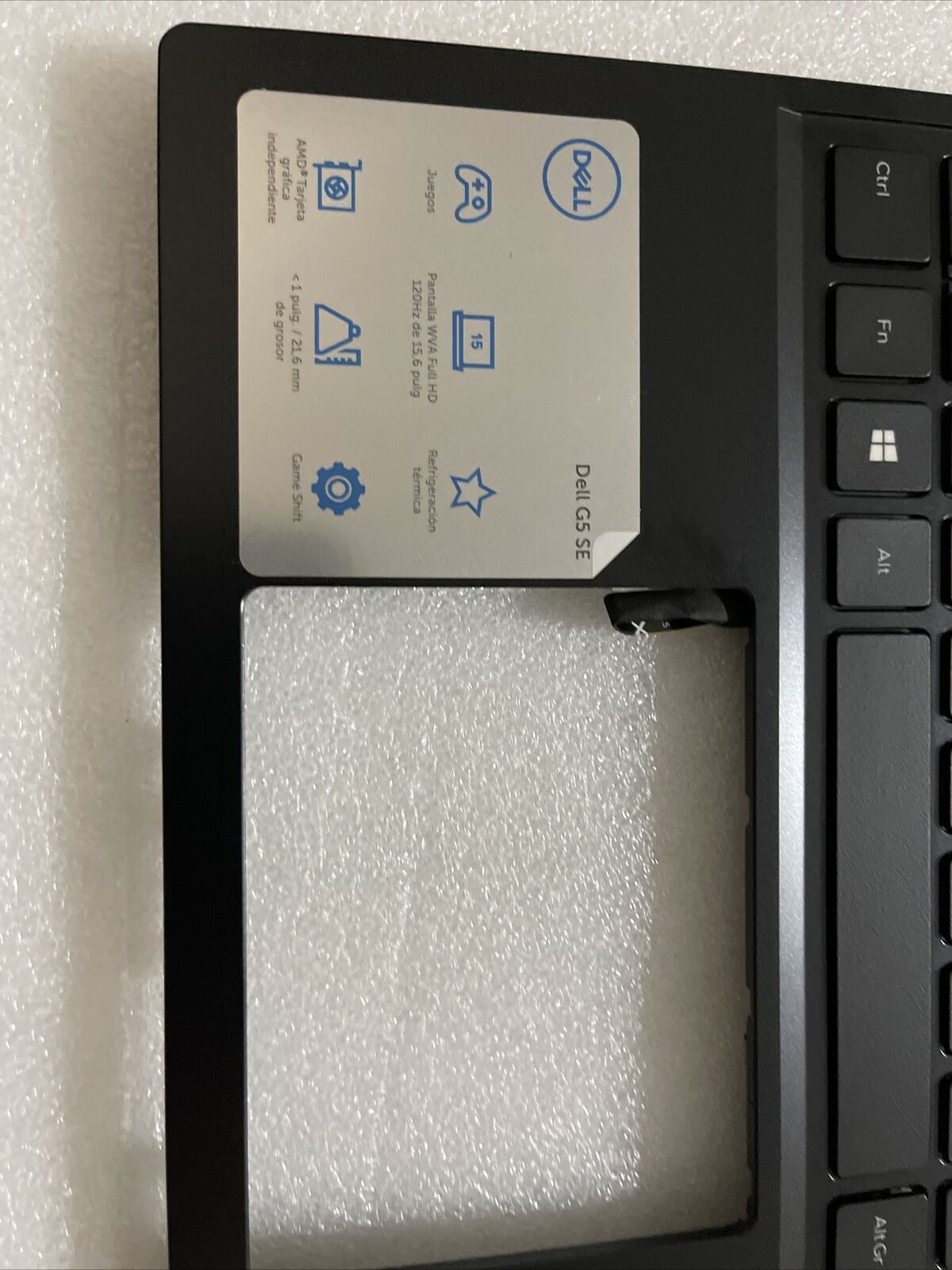 NEW Genuine Dell G5 SE 5505 LCD Palmrest SPANISH Backlit Keyboard  T93MY L1 H2