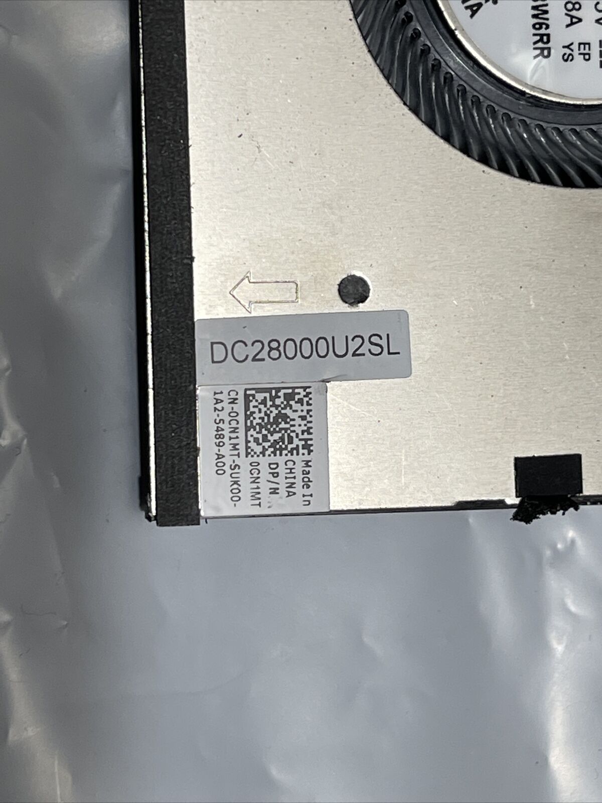 Dell Precision 5550 XPS 15 9500 9510 CPU Cooling Fan Right Side CN1MT 0CN1MT p2