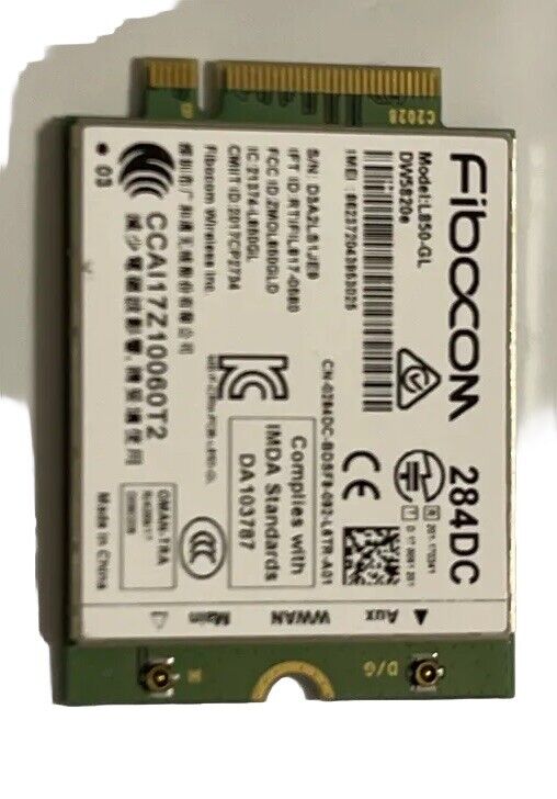 New Dell DW5820e Fibocom L850-GL LTE/WCDMA 4G WWAN Card Module 284DC