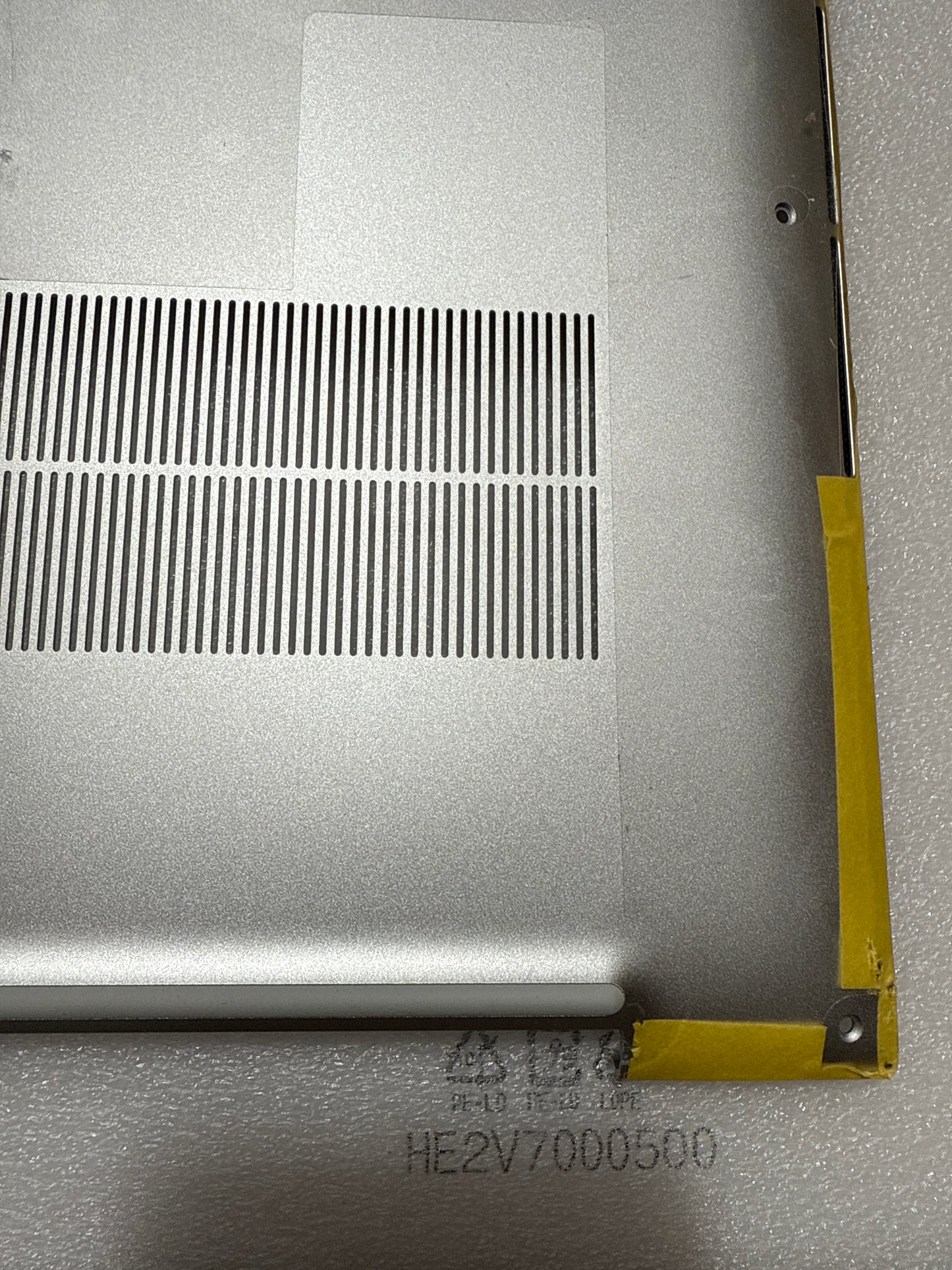 New Dell XPS 17 9720 Bottom Base Replacement Metal Cover Silver